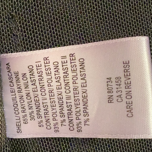 Bcbgmaxazria black satin ripon corset bustier top size medium - Picture 9 of 12